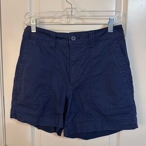 Old Navy Dark Blue Women's High rise OG Chino Shorts